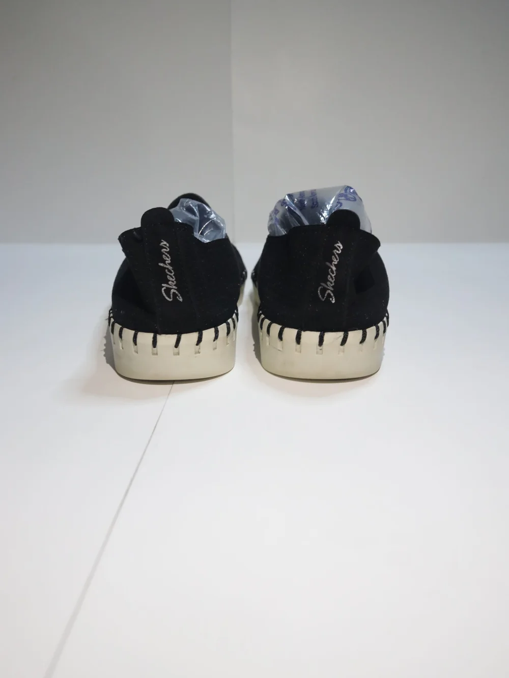 Skechers Suede Slip-Ons Black Size 8.5
